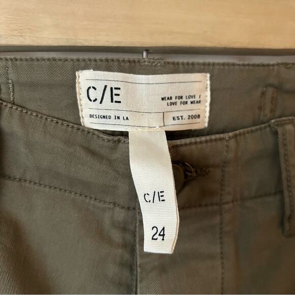 Current/Elliott The Legionary Pants Basil Green size 24 - Picture 9 of 9
